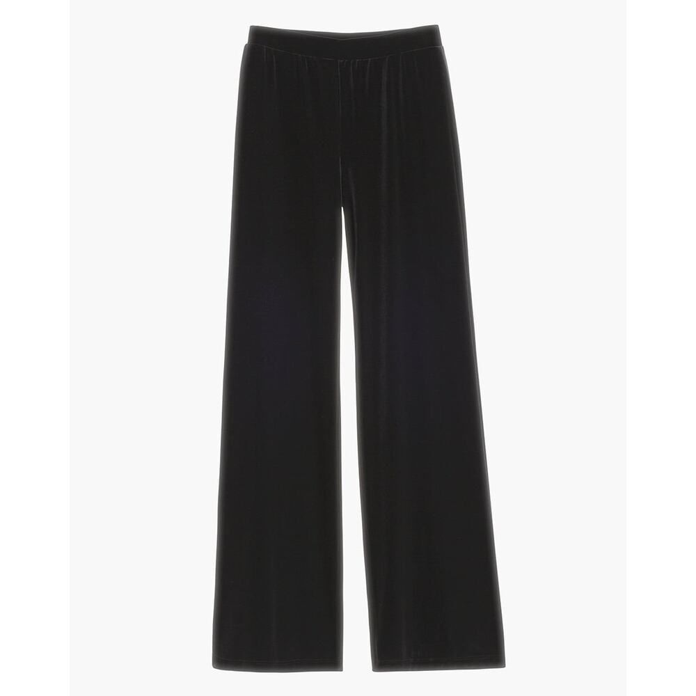 Chico's Black Velvet Pants Size 2 (L-14) Regular